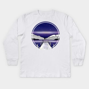 Lake Rotoiti New Zealand Kids Long Sleeve T-Shirt